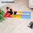 Balancefrom Fitness Gogym 6X2ft Folding 3 Panel Exercise Mat, Red/White/Blue-90558391
