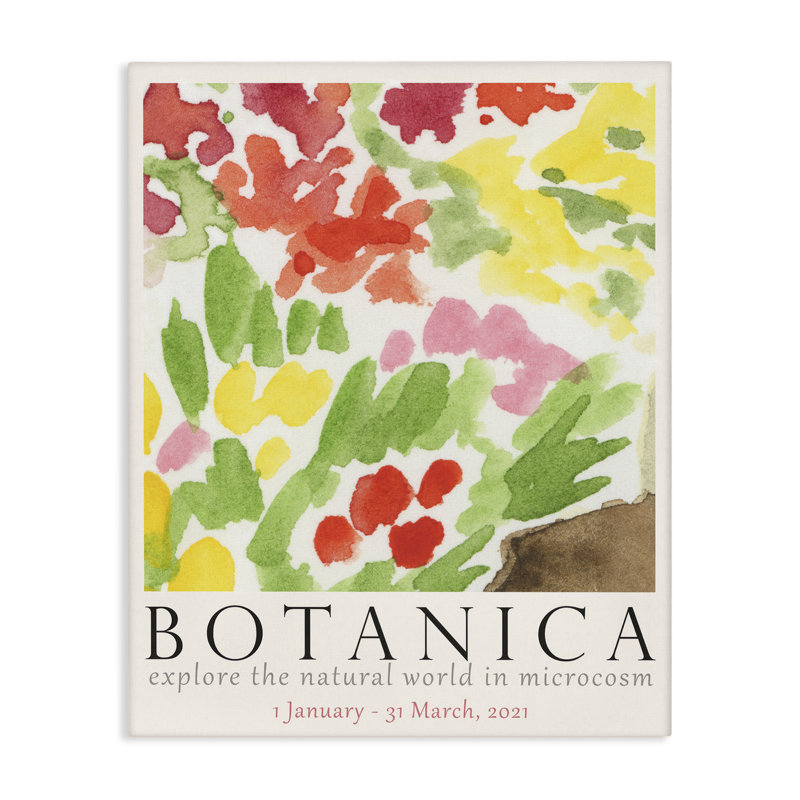  "Botanica Floral Museum", art mural par June Erica Vess, H 48 po x l 36 po