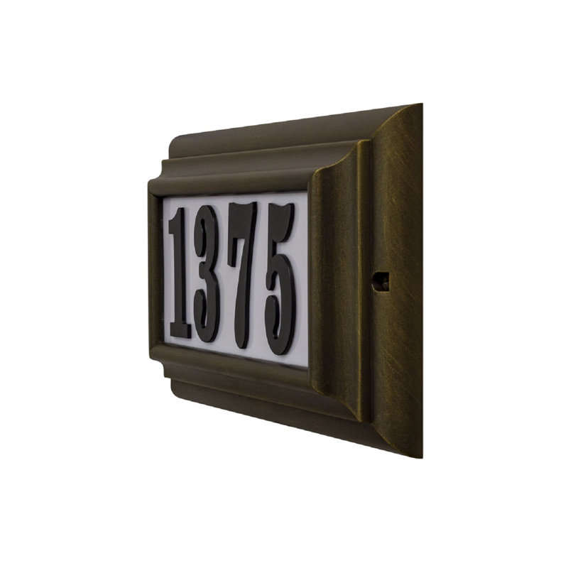 Rectangle Wall Plaque, French Bronze