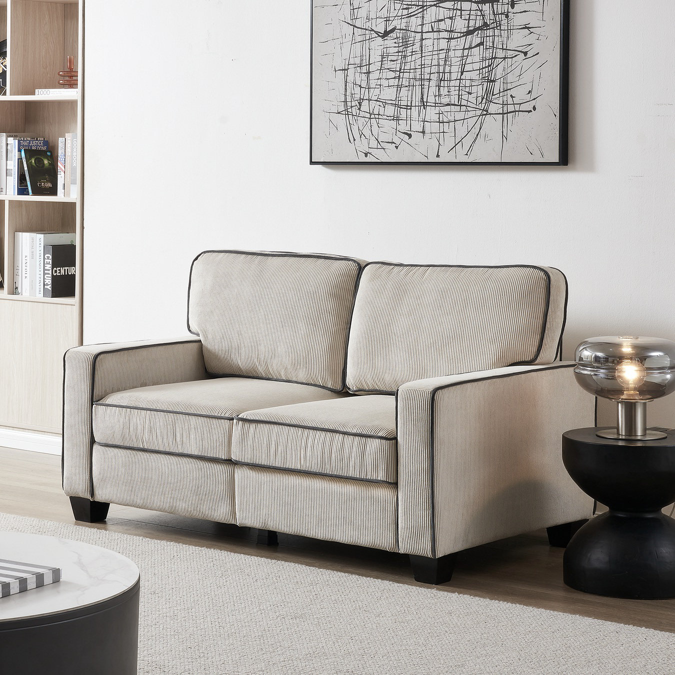 Ebern Designs Living Room Sofa Loveseat with Storage - Wayfair Canada