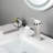Stylish Bathroom Faucet, Waterfall Style, Stainless Steel, Brushed Nickel, & Accredited Temperature Control Tap, Rust-,-124831499
