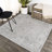Laxton Modern Persian Vintage Light Grey Rug-267193767