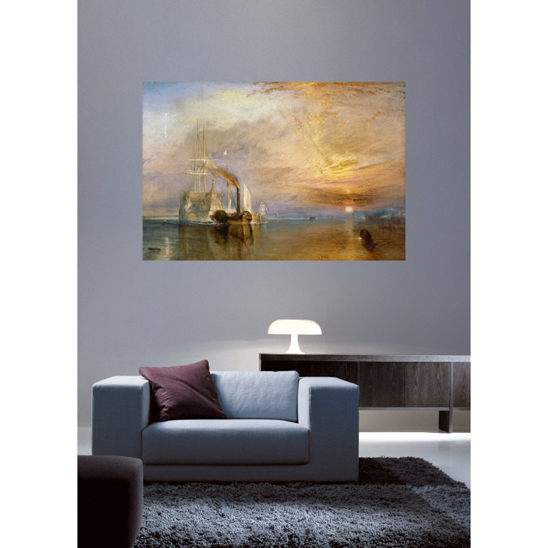 The Fighting Temeraire 'par J.M.W. Affiche Turner, H 18 po x l 24 po