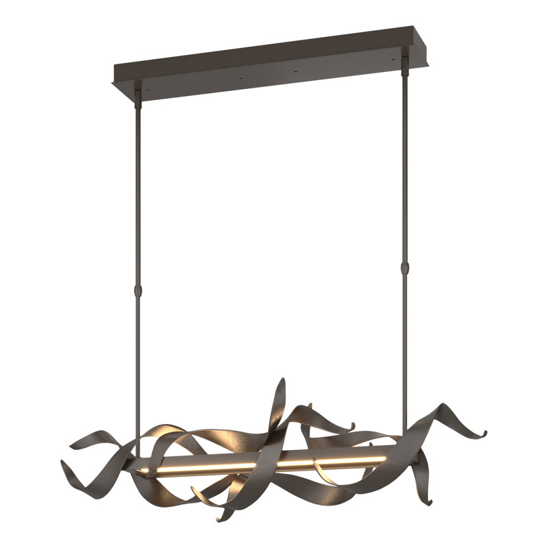 Folio Kitchen Island Linear LED Pendant, Oil Rubbed Bronze