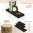 Sorbus Wood Floating Shelves for Wall - Long 24” Solid Wood Wall Shelves for Bathroom Decor, Books, Bedroom & Living Room - Set of 2. Black-111103429-124322103