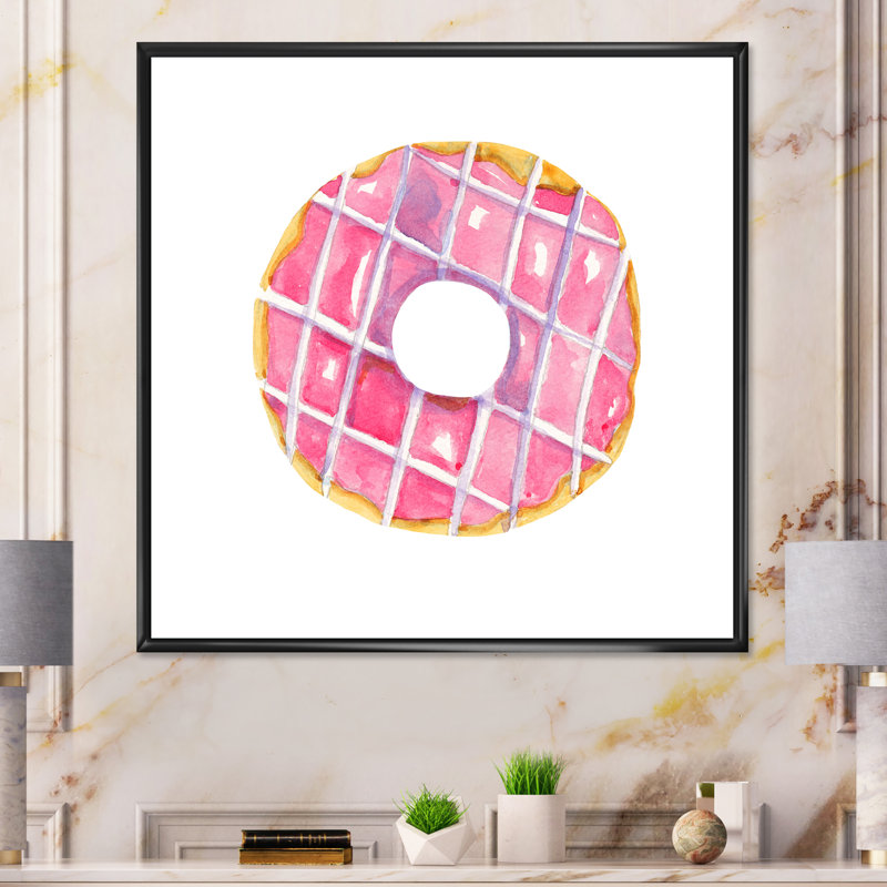Décoration murale rétro en toile pour enfants, art rétro pour enfants, H 36 po x l 36 po x P 1,5 po, Cadre flottant noir