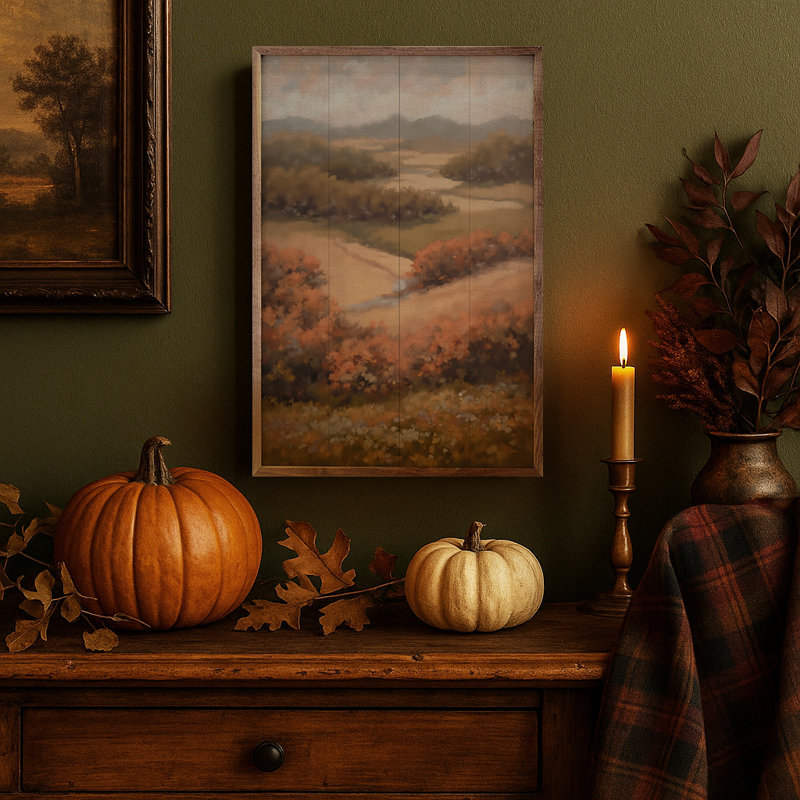 Signs Of Fall, 36" H x 24" W