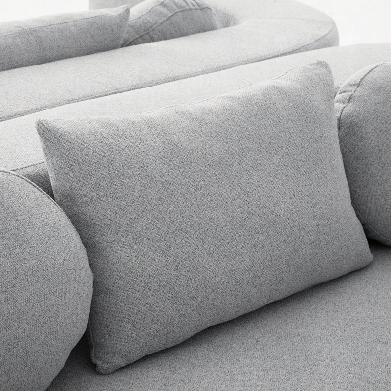Canapé modulaire Curved Design, Gris