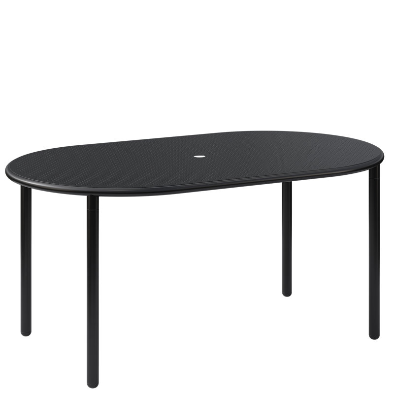 Table de salle à manger Juna, circuit, Noir
