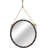 27" Coastal Round Mirror with Hanging Rope
