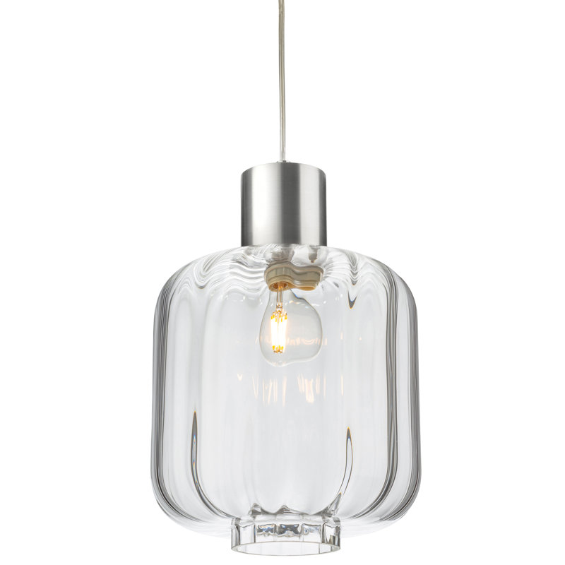 1 - Light Jar Pendant, Clear