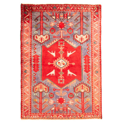 Tapis bleu Andelz 3 pi 3 po x 4 pi 7 po