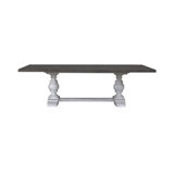 Cogan Trestle Table w/ 18" Self-Storing Leaf