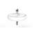 CastelloUSA Rosaria 17.5" Porcelain Oval Wall Mount Bathroom Sink with Overflow-90721077