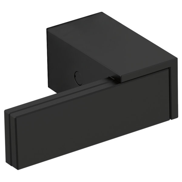 Siderna® Two-Handle Wall Mount Tub Filler, Matte Black, Lever