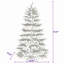 Sapin de Noël artificiel de 1,80 m préilluminé avec lumières DEL, 150 boules décoratives, branches articulées et support en fer robuste