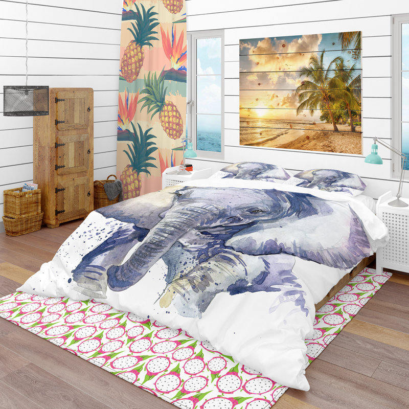 Eclectic Duvet Cover, Full/Queen Duvet Cover + 2 Shams