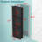 12"w X 36"h 3-tier 304 Stainless Steel Shower & Wall Niche, Vertical/horizontal Install, Matte Black For Bathroom Shelving-1267744072