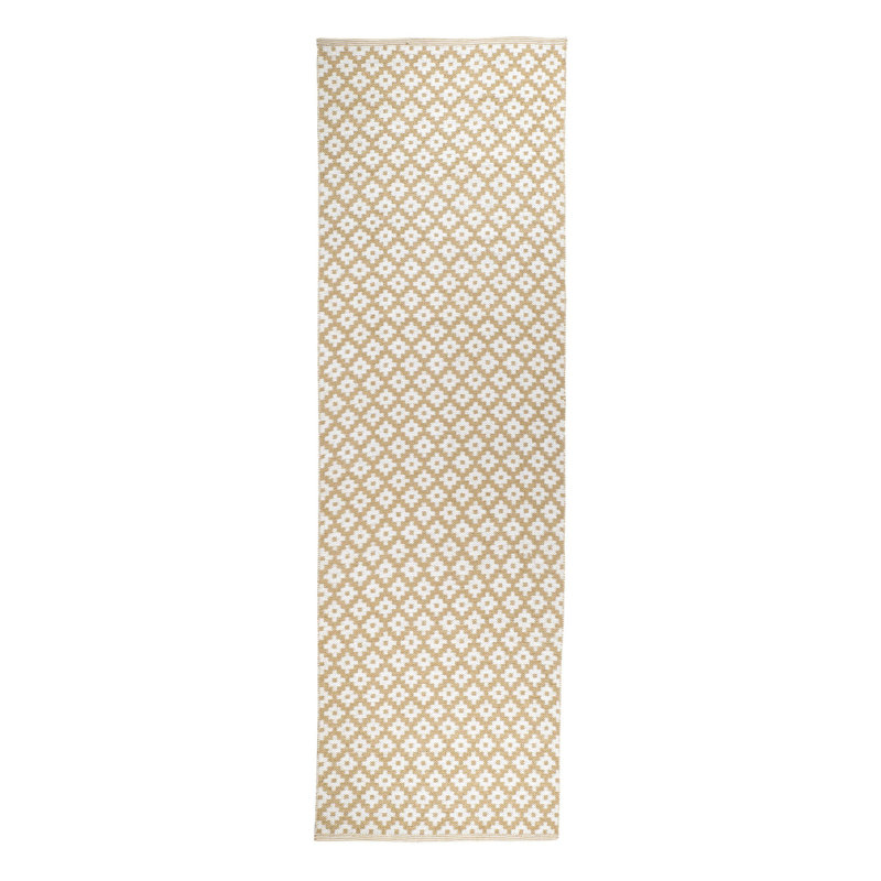 Samode Khaki Handwoven Indoor/Outdoor Rug, Runner 2'6" x 8'
