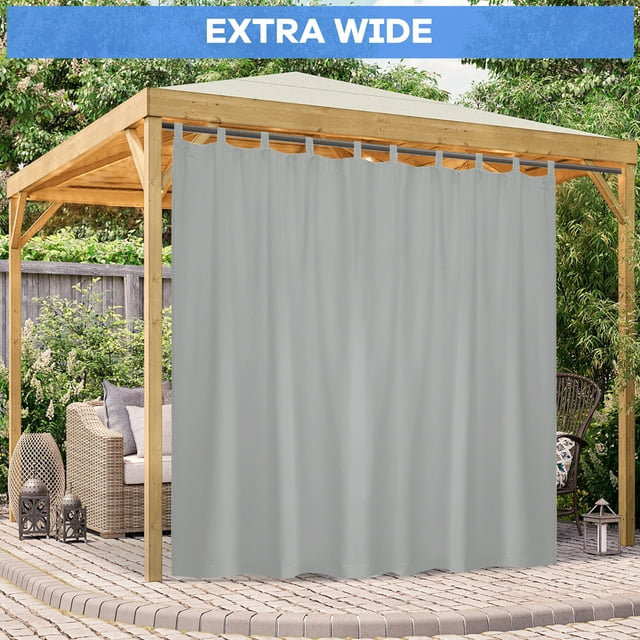 Blackout Curtain Single Panel, Gray