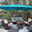 Parasol d'extérieur rectangulaire en porte-à-faux 120 "x 156" avec base en acier Reisfeld-1140998647