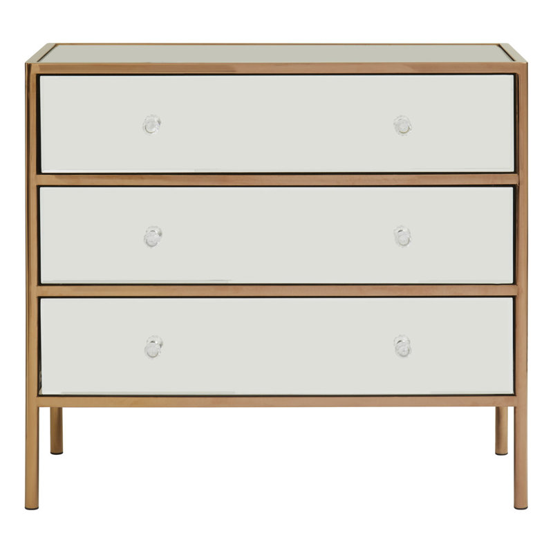 Dovercourt 90 cm W Chest of 3 Drawers