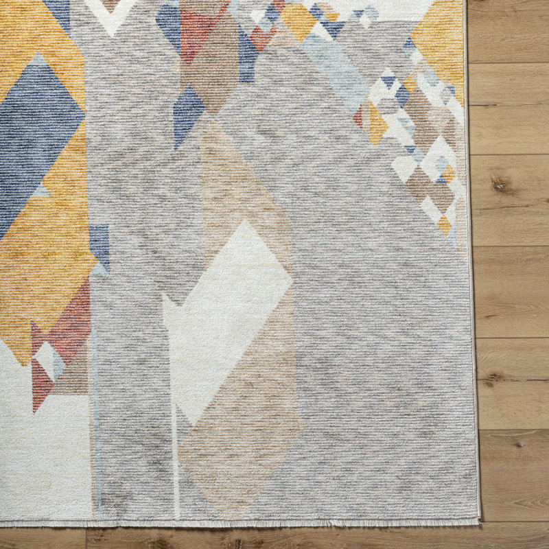 Usonia Abstract Indoor Rug, Rectangle 3'2" x 4'11"