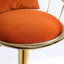 Tabouret de bar rotatif à hauteur ajustable avec structure en métal Nekesha (ensemble de 2)-119306272