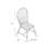 Clermeau 18'' H Solid Wood Side Chair-762979446