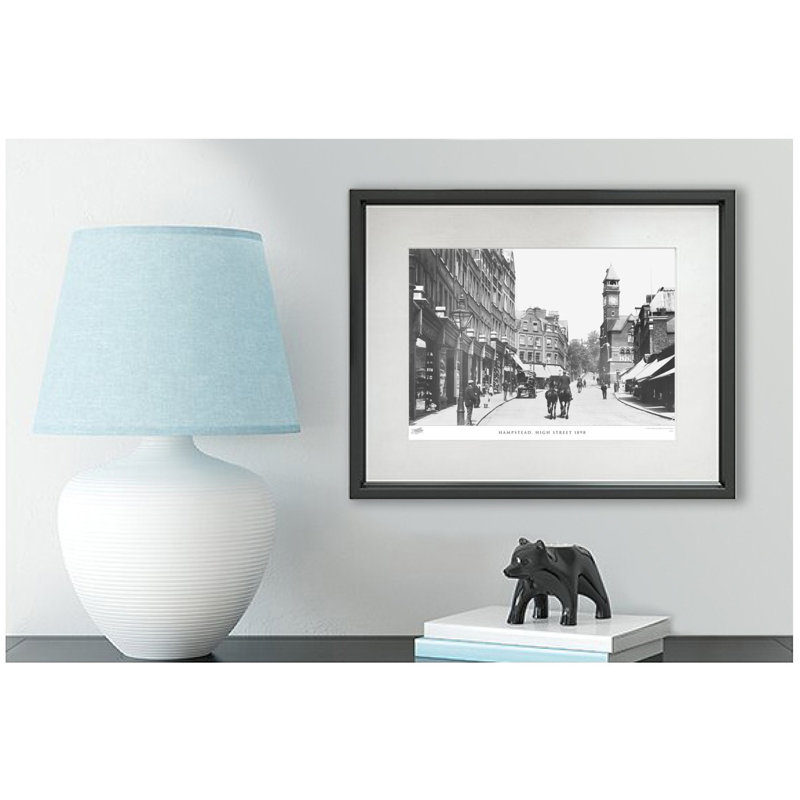 Hampstead, High Street 1898 by Francis Frith - Single Picture Frame Print, 40cm H x 50cm W x 2.3cm D