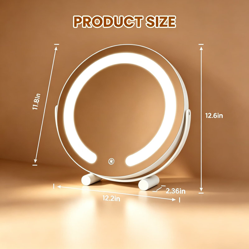 Miroir de salle de bain lumineux