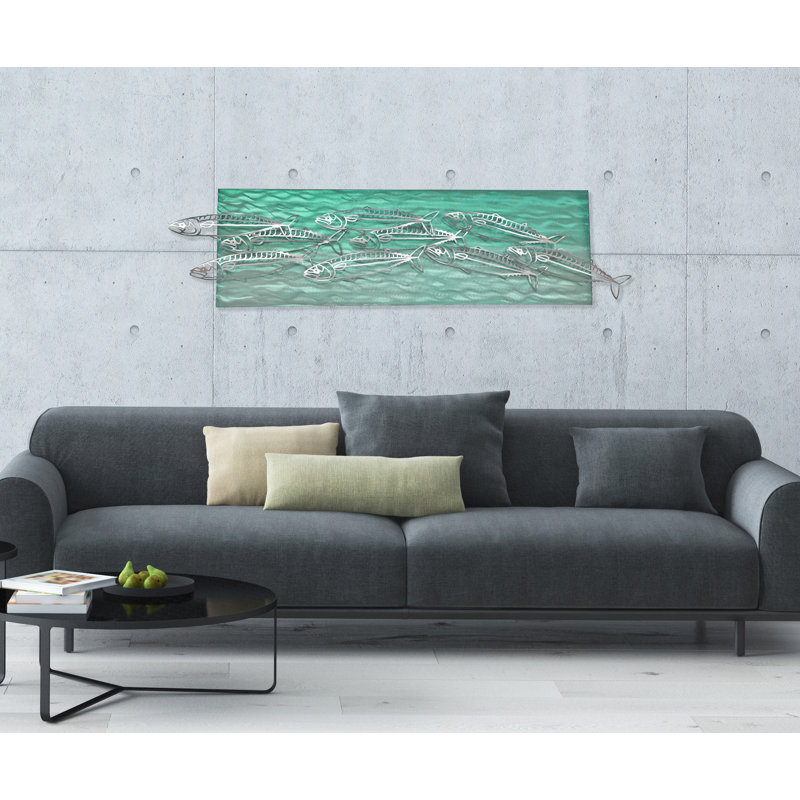Handmade Coastal Landscape & Nature Wall Decor on Metal