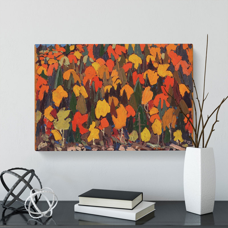 Autumn Foliage by Tom Thomson - Wrapped Canvas Painting, 40cm H x 60cm W x 3cm D