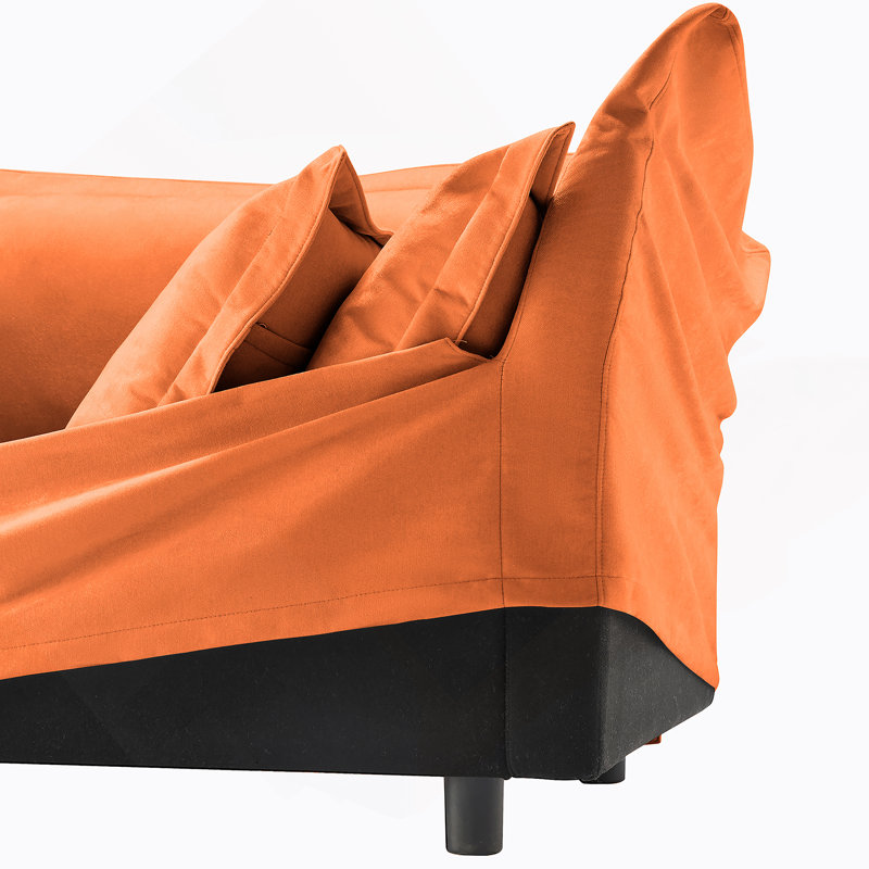 Koala Armless Sofa - Orange