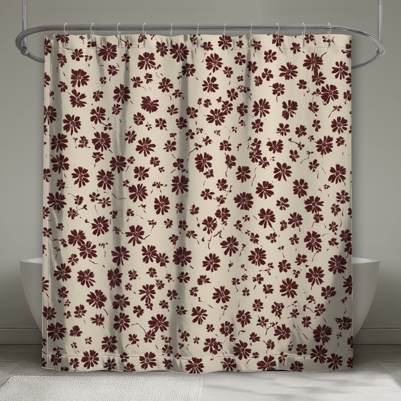 Rideau de douche Floral, L 70 po x H 72 po