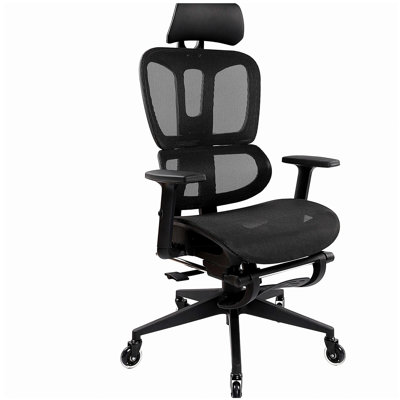 Mobili Ultimate Reclining Ergonomic Mesh Office Chair with Lumbar Support and Footrest