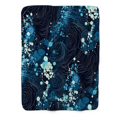 Celestial Aesthetic Grace - Couverture Sherpa de qualité supérieure 1 pièce