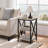 Wooden 3 Tier End Table with Storage-1453610658