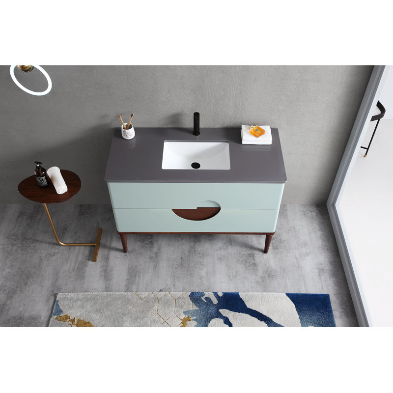 Burano 48'' W Vanity, Aloe Green