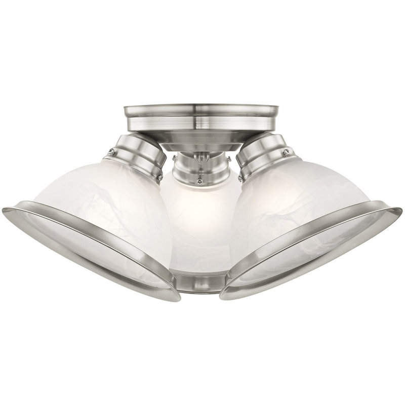 Thynedale Glass Spotlight, Brushed Nickel