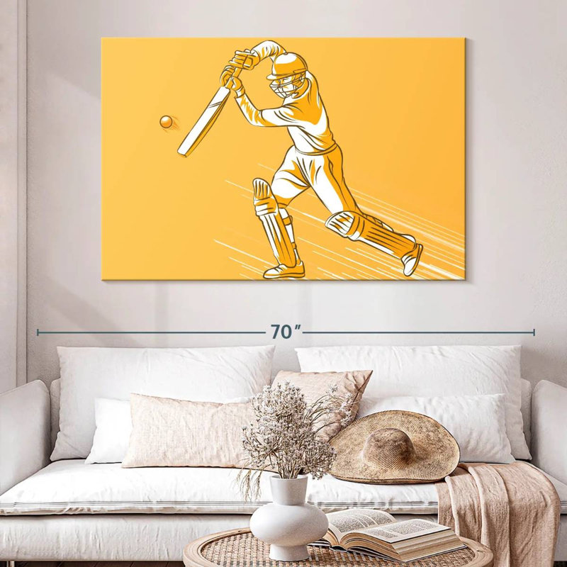 Cricket Hit, 34" H x 51" W