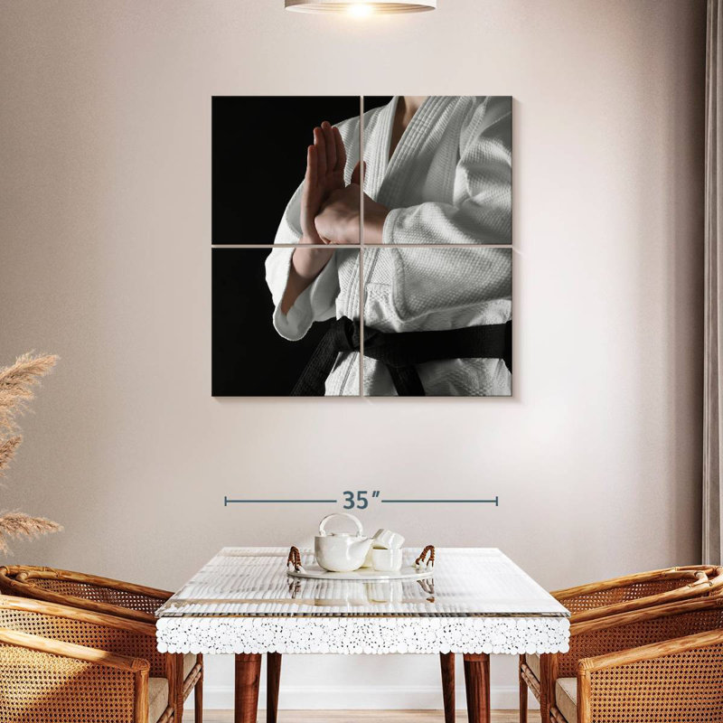 Sireci Karate Salute, 38" H x 38" W