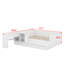Lit plateforme double avec tiroirs et table-1340101844