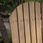 Tabourets de bar Adirondack en bois d'acacia, ensemble de 2