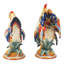 Figurines de coq et de poule Fitz and Floyd Ricamo, ensemble de 2
