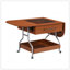 Table basse moderne et fonctionnelle avec roulettes, conception pliante et amplement de rangement pour un salon polyvalent