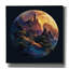 Art mural sur toile Epic Graffiti «High Density Voxels Earth» par Ann Klee, 37 po x 37 po-117053556