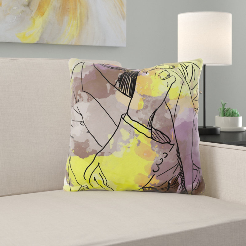 Coussin décoratif twain mark Richville, Microsuède, Intérieur
