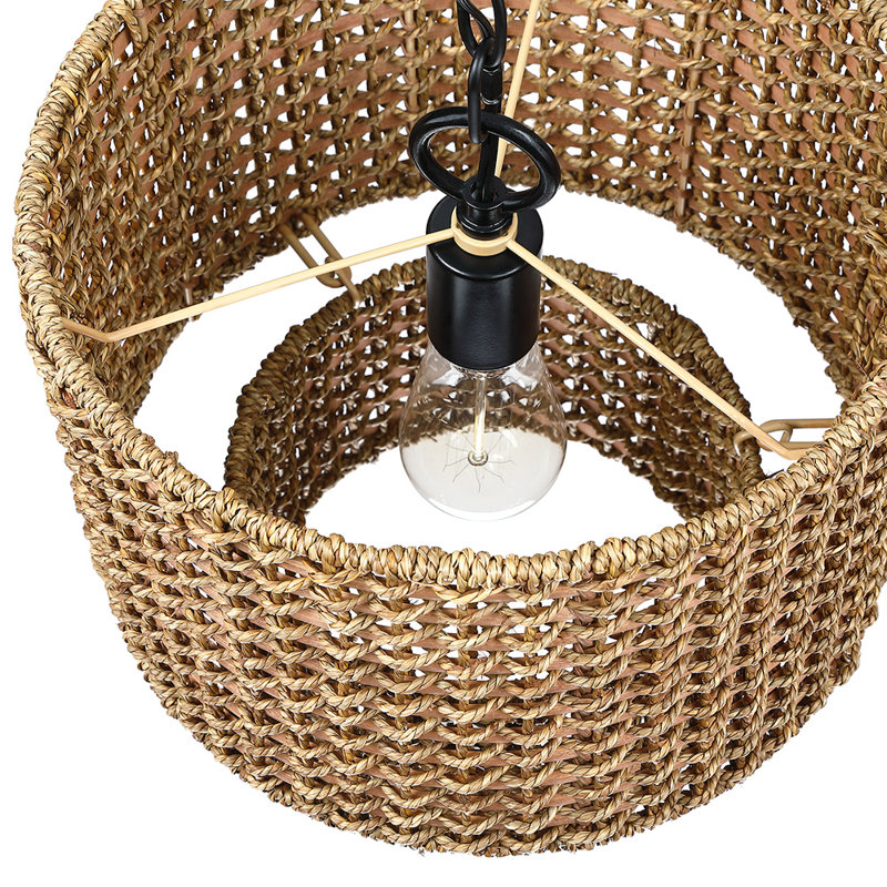 Kallock 1 - Light Gold/Black Pendant