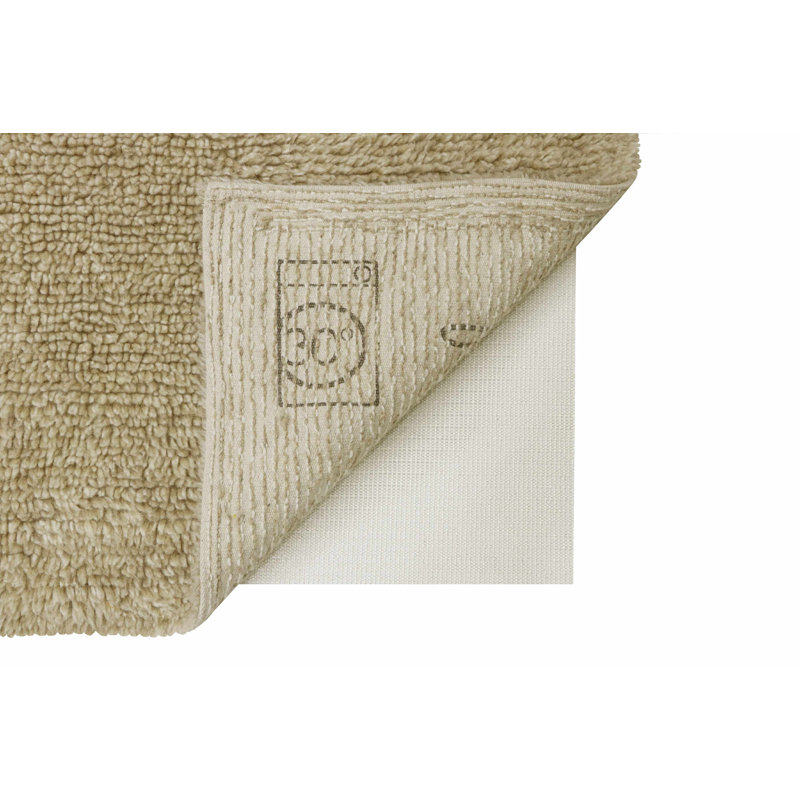 Sheep Of The World Hand Tufted Wool Area Rug in Sheep Beige, Rectangle 8'2" x 11'2"